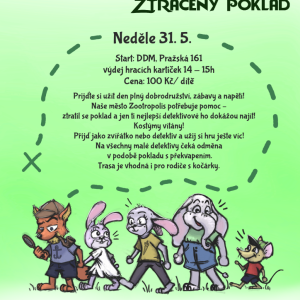 Cesta za pokladem - den dětí